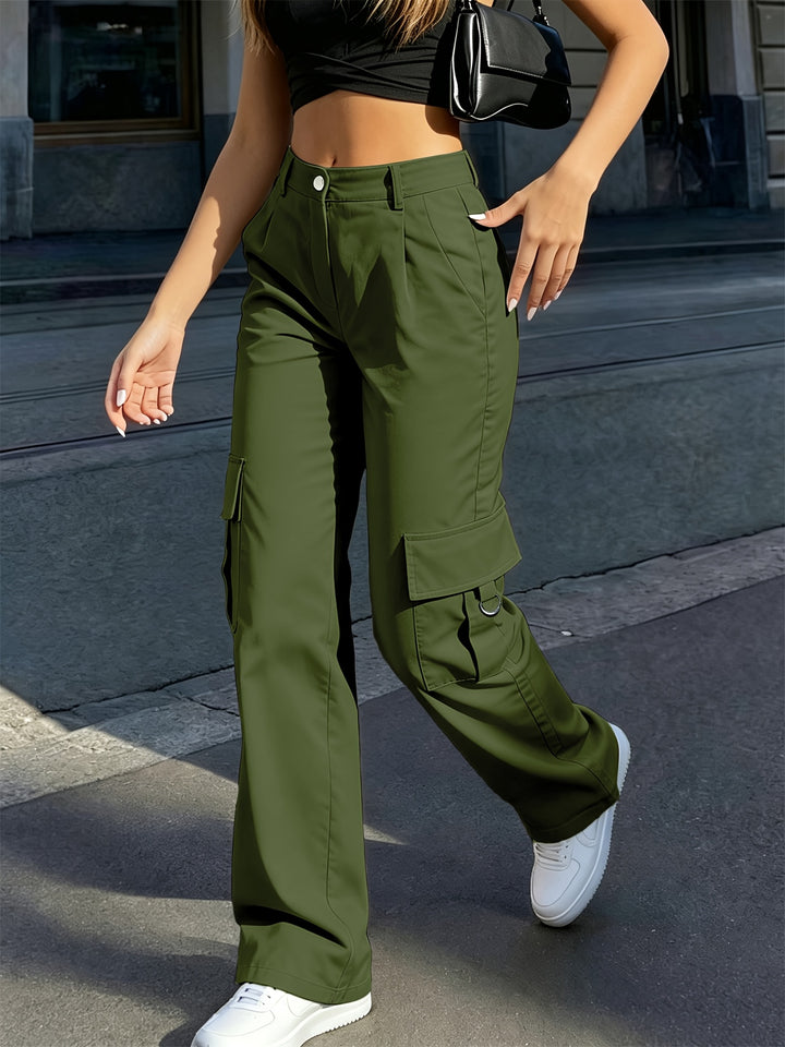 Sabine | High-Waisted Cargo Pants