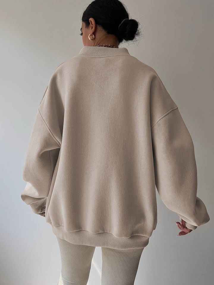 Harlow | Relaxed V-Neck Sweatshirt