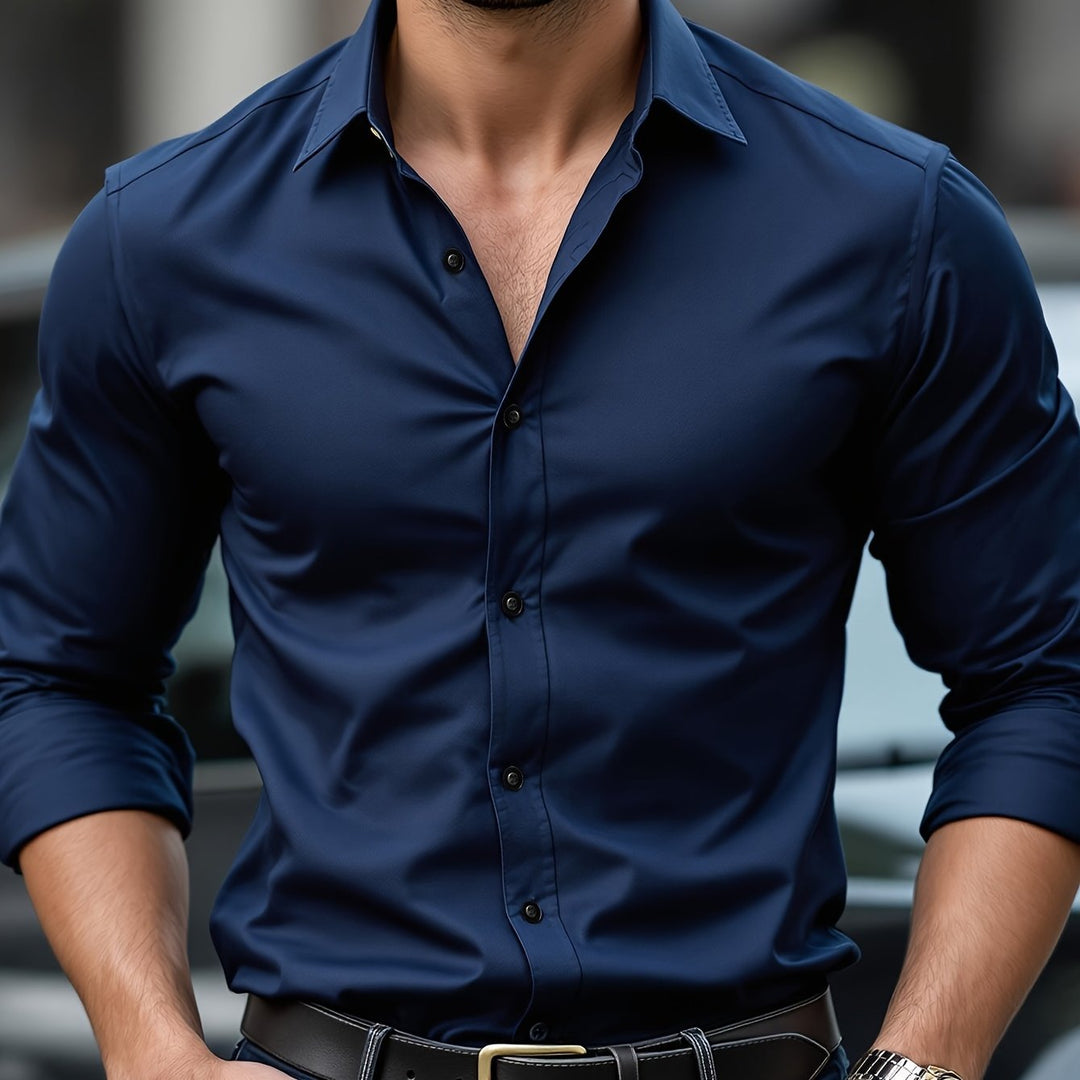 Griffin | Men's Solid Color Short Sleeve Shirt
