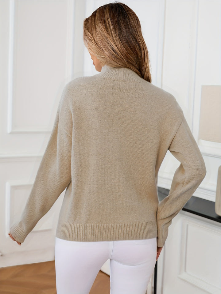 Juniper | Relaxed Mock Neck Sweater