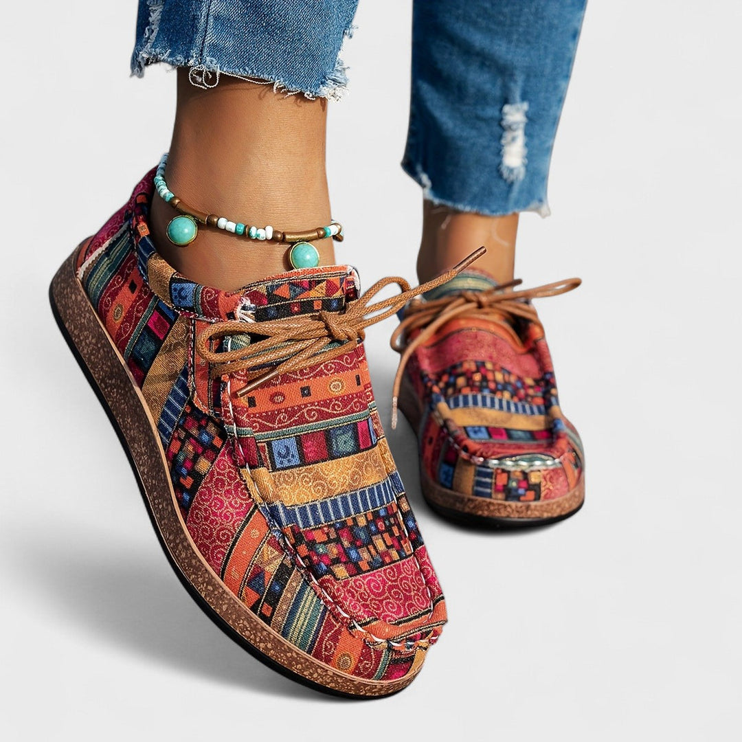 Louisa | Patterned Comfort Sneakers
