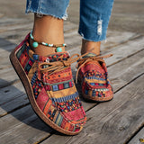 Faye | Boho Patterned Comfort Sneakers