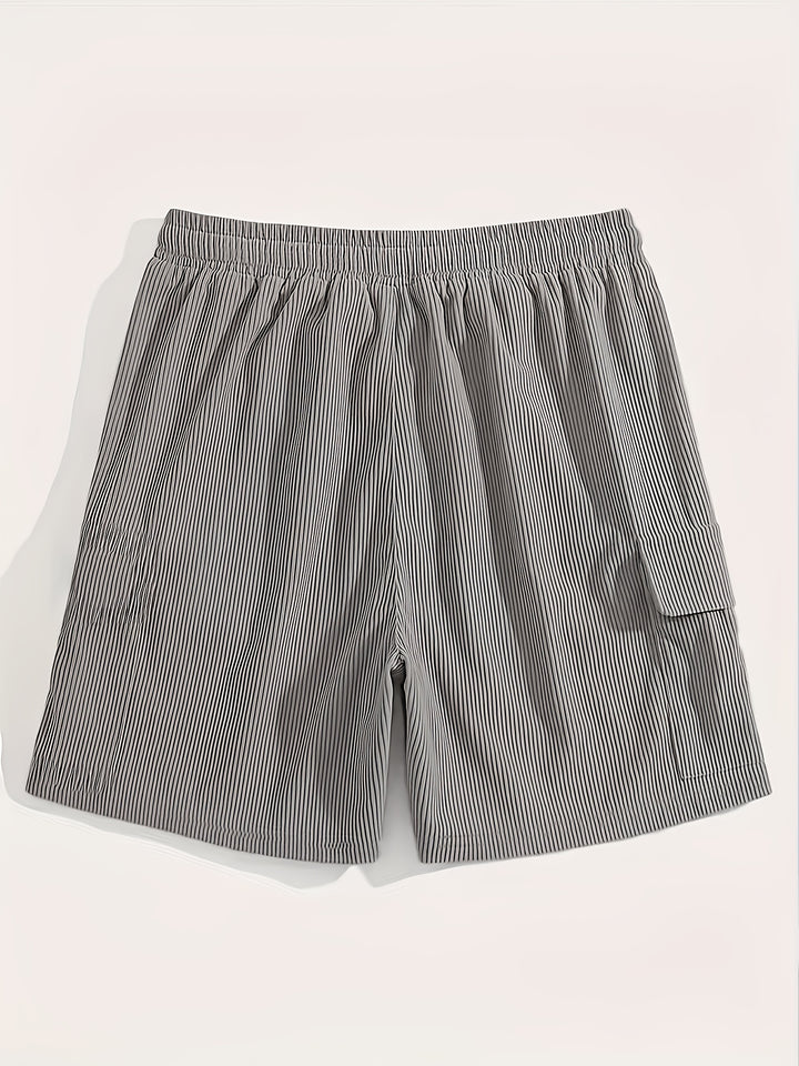 Tate | Men's Corduroy Cargo Drawstring Shorts