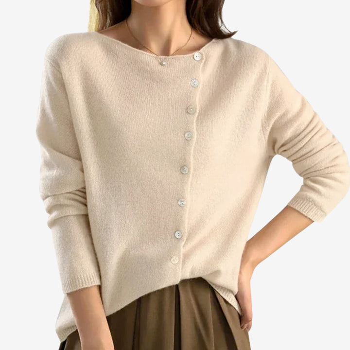 Evelina | Refined Button-Front Cardigan