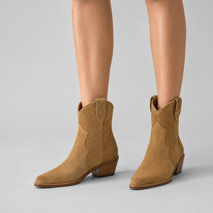 Millie | Western Ankle Boots
