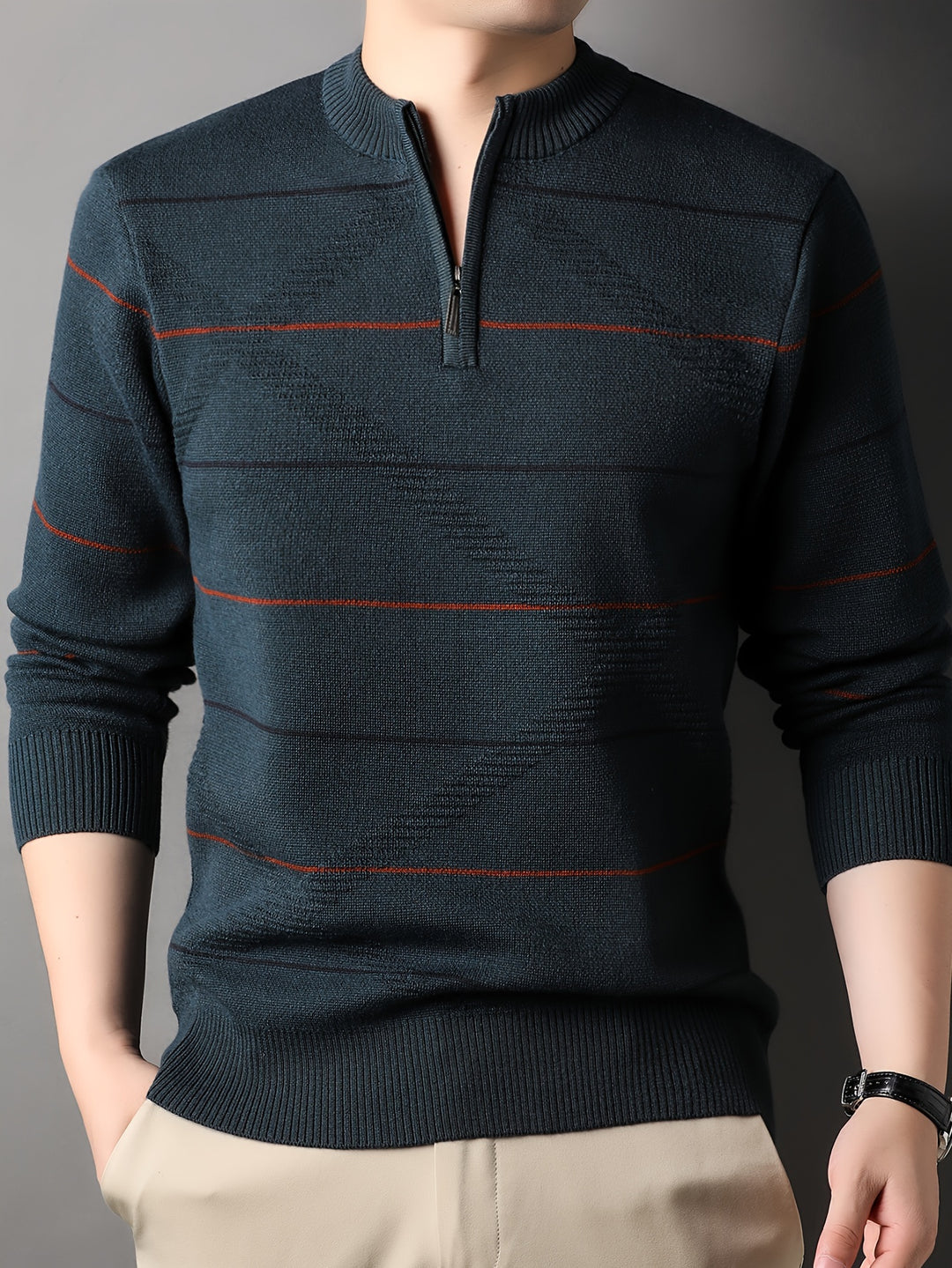 Rhys | Refined Half-Zip Sweater
