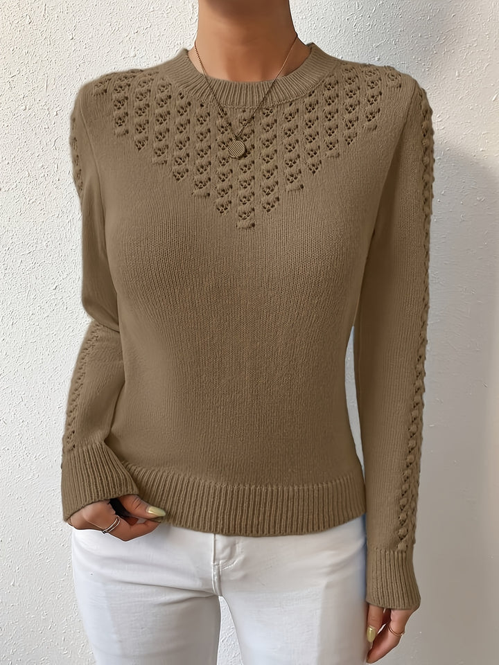Marceline | Openwork Knit Sweater
