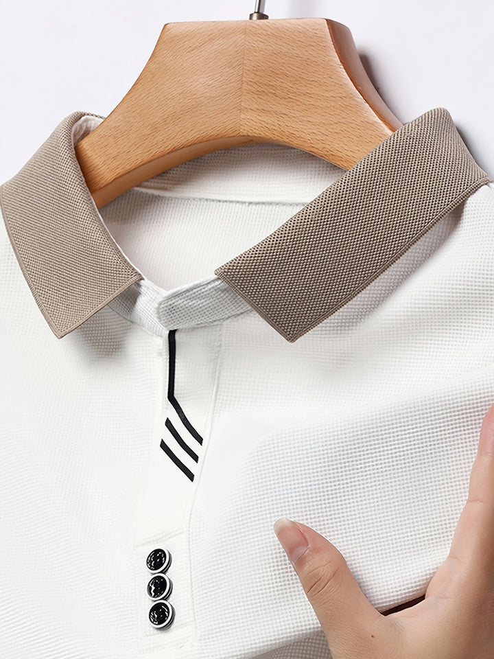 Alden | Refined Long-Sleeve Polo Shirt