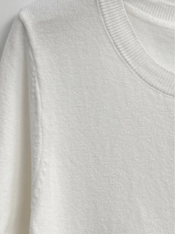 Margot | Refined Short-Sleeve Knit Top