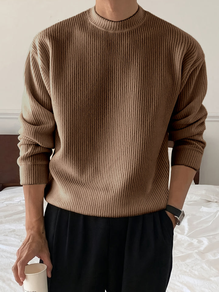 Rupert | Ribbed Crew Neck Sweater
