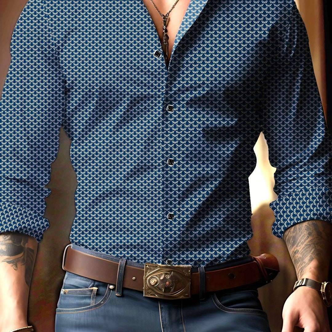 Preston | Men's Wrinkle-Resistant Long Sleeve Dress Shirt