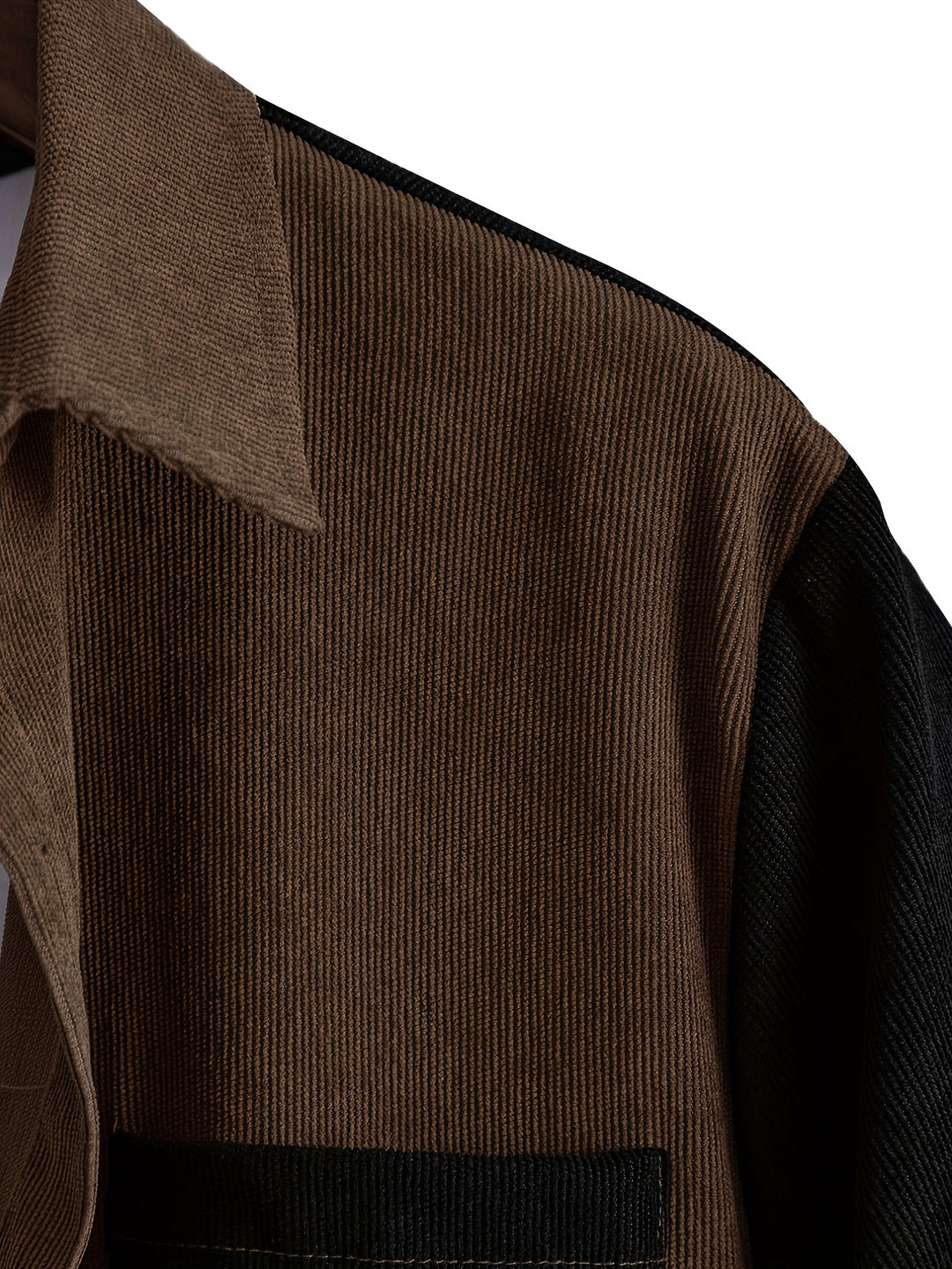 Dexter | Men's Bohemian Patchwork Button-Up Shirt
