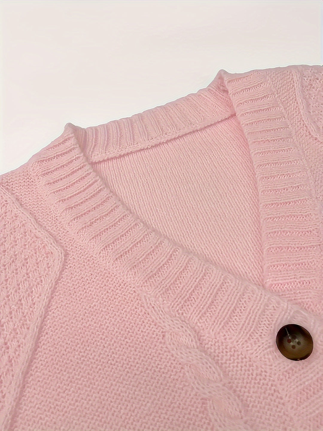 Estelle | Cable-Knit Button Cardigan