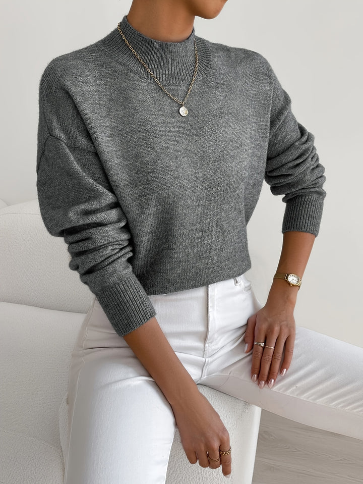 Juniper | Relaxed Mock Neck Sweater