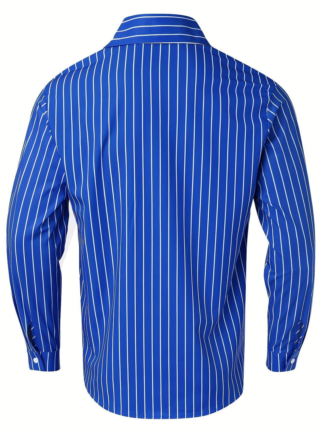 Rocco | Men's Slim Fit Pinstripe Long Sleeve Shirt