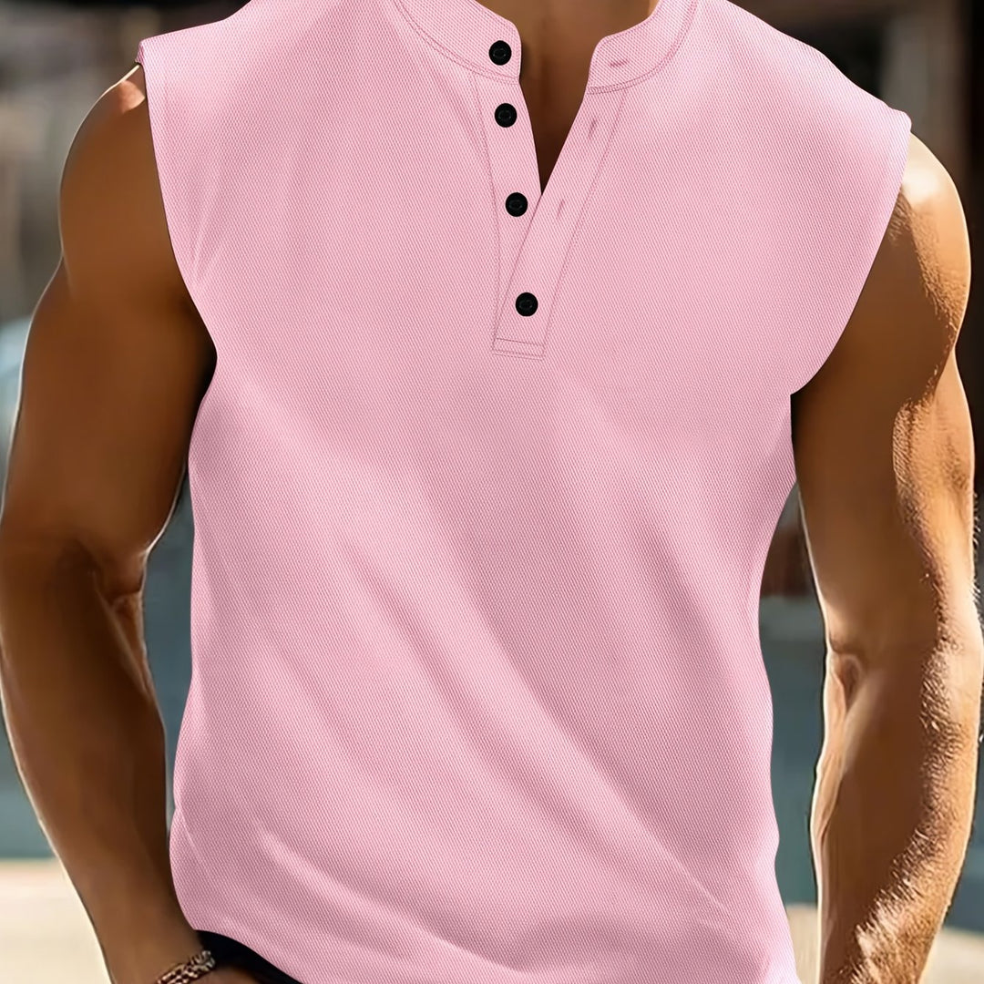 Orson | Men's Sleeveless Button-Up Shirt
