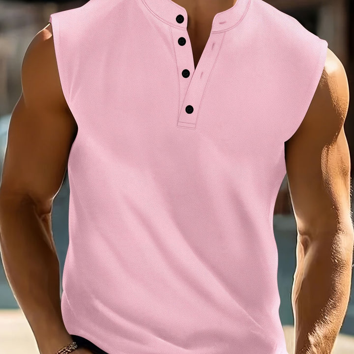 Orson | Men's Sleeveless Button-Up Shirt
