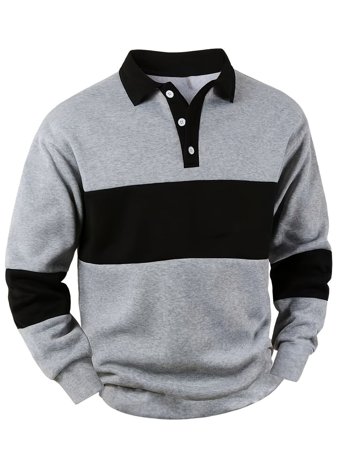 Miles | Colour-Block Rugby Shirt