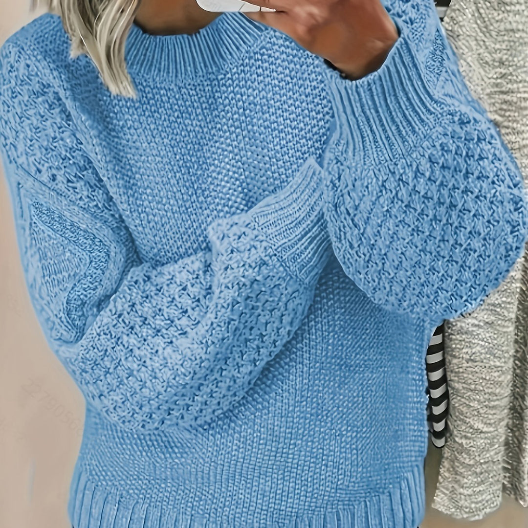 Maisie | Cozy Oversized Lantern-Sleeve Sweater