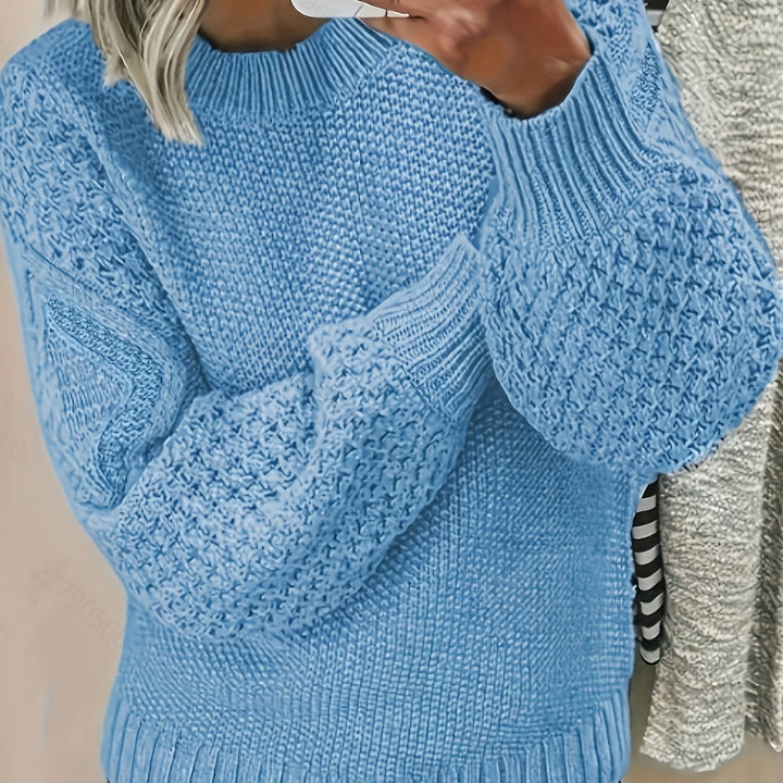 Maisie | Cozy Oversized Lantern-Sleeve Sweater