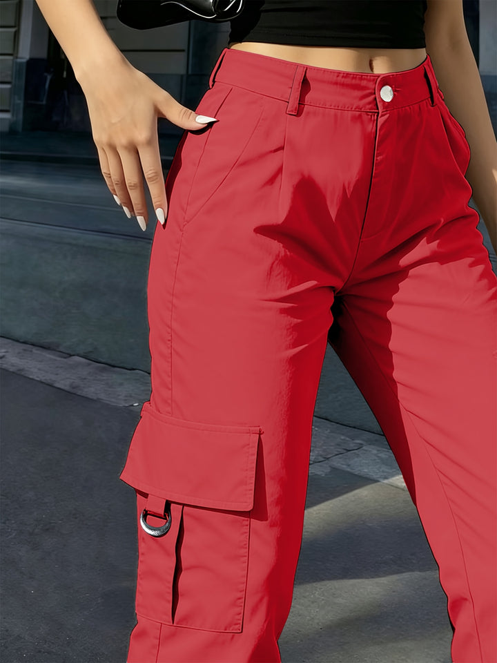 Sabine | High-Waisted Cargo Pants
