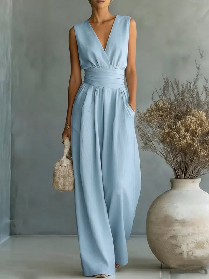 Eleanora | Elegant Wide-Leg Jumpsuit