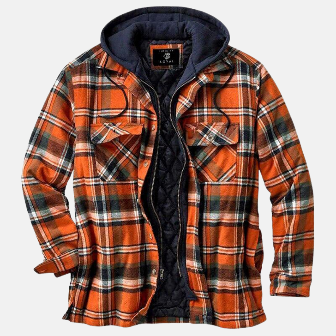 Harlan | Rugged Hooded Plaid Jacket