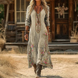 Delphina | Flowing Floral Maxi Dress