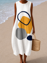 Daisy | Sleeveless Relaxed Midi Dress