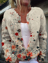 Georgiana | Wildflower Button Cardigan