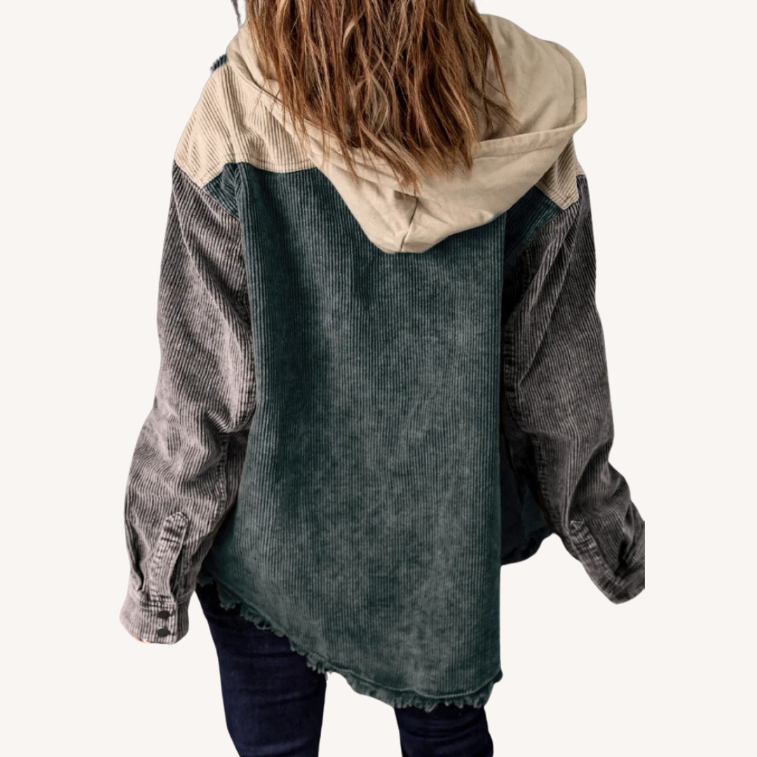 Marion | Hooded Colorblock Jacket