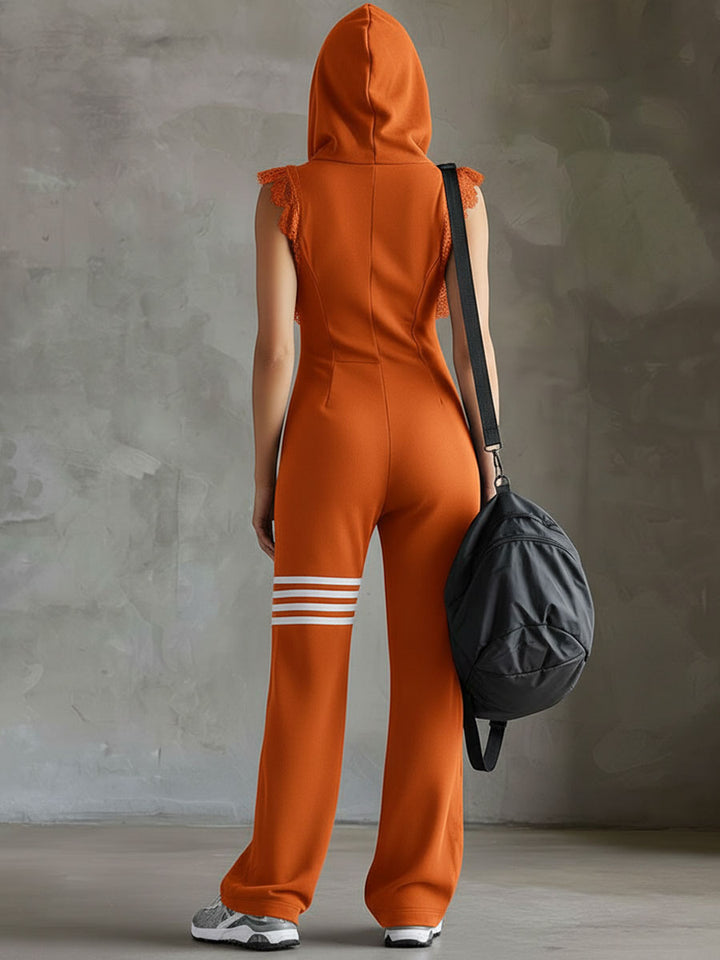 Renata | Sporty Hooded Jumpsuit