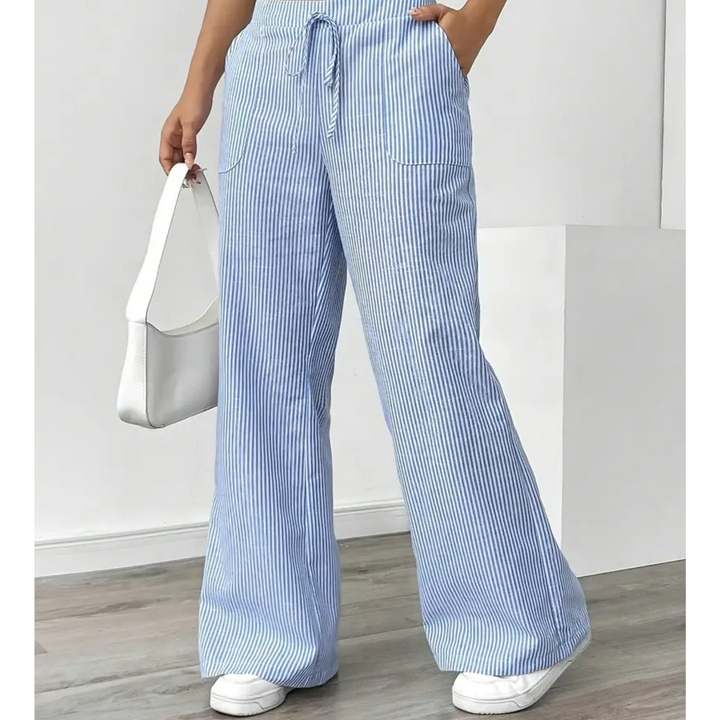 Katie | Striped Pant With Pockets