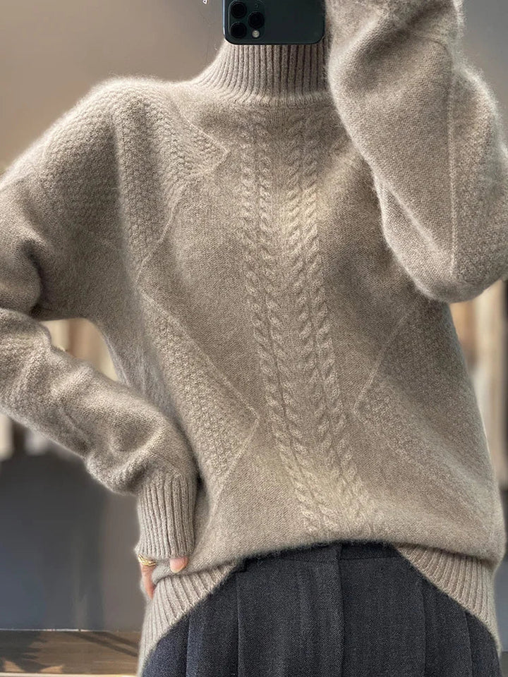 Talia | Cozy Mock-Neck Sweater