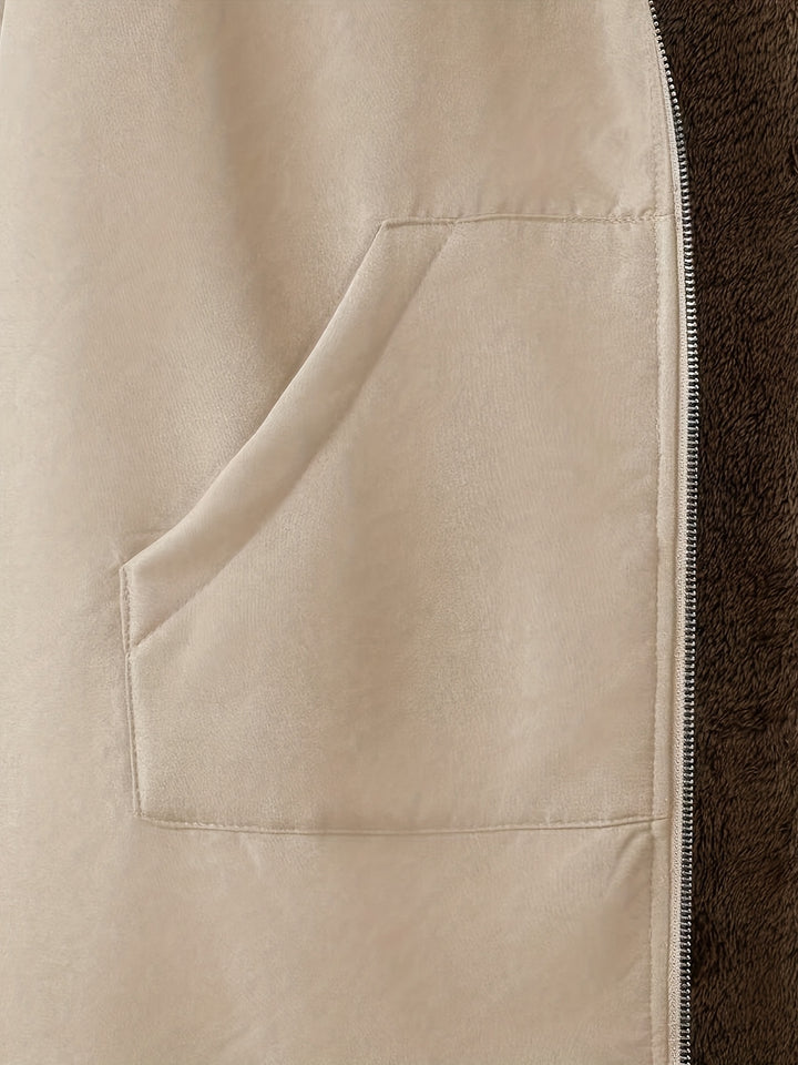 Marlowe | Cozy Fleece-Lined Hooded Coat
