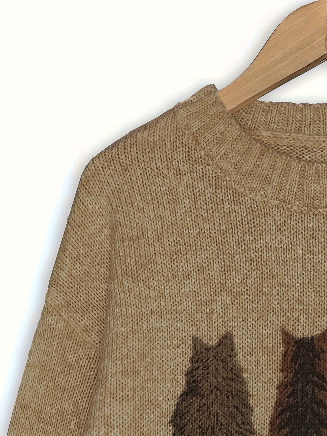 Lydia | Cozy Cat-Print Sweater