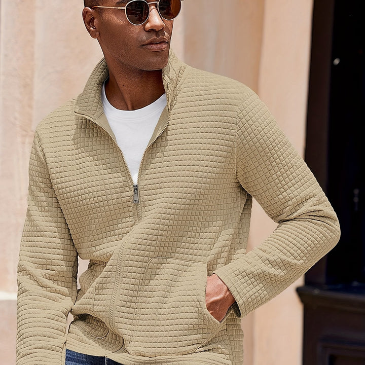 Lawrence | Textured Zip-Up Jacket