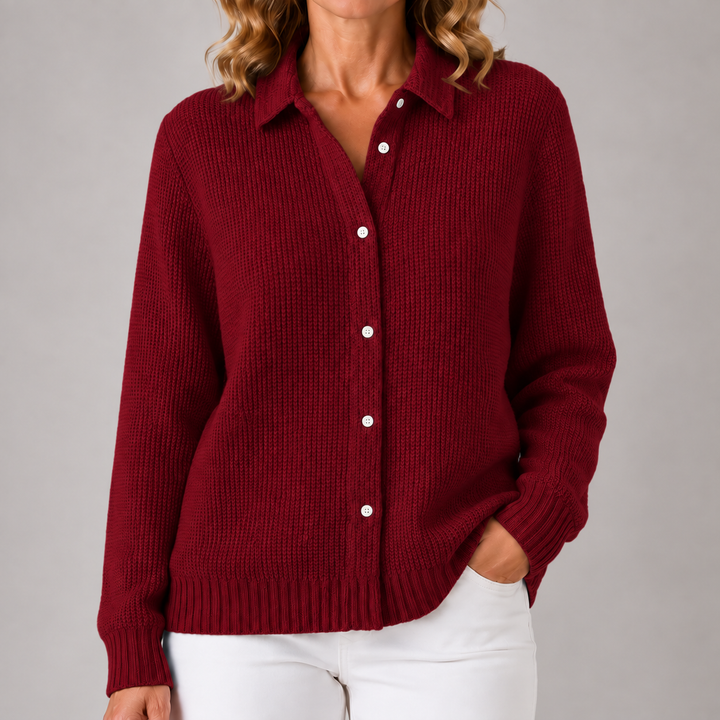 Erin | Relaxed Button-Front Cardigan