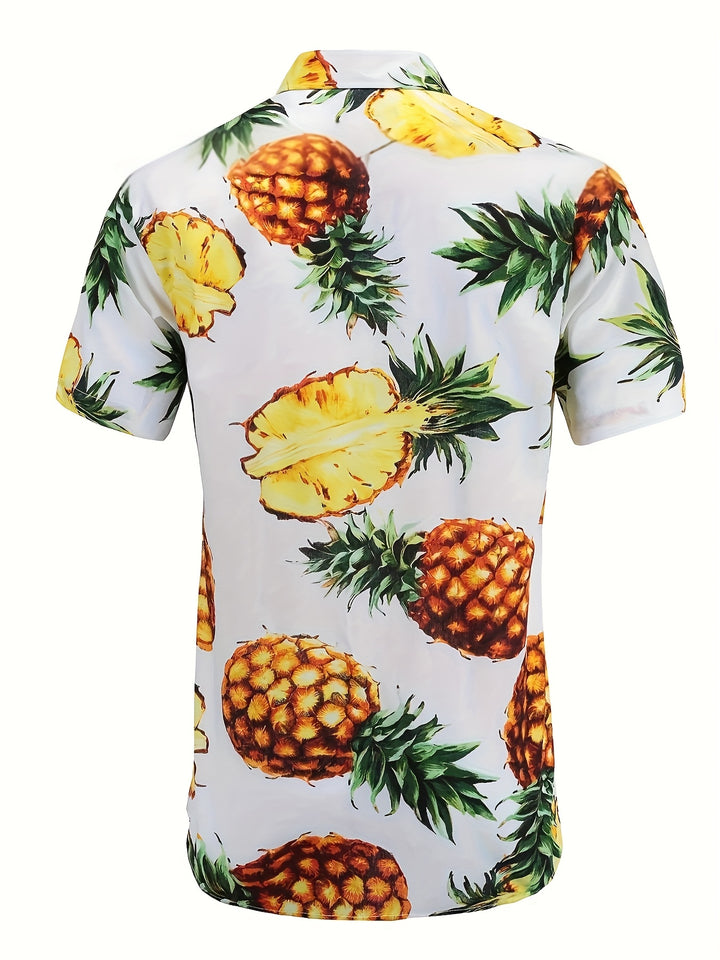 Pierce | Men's Vertical Stripe Short Sleeve Shirt