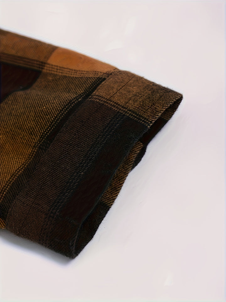 Callum | Contrast-Panel Pocket Shirt