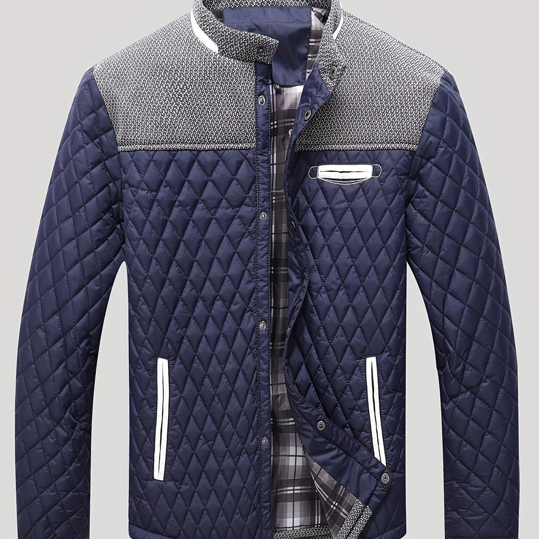 Hollis | Quilted Stand-Collar Jacket