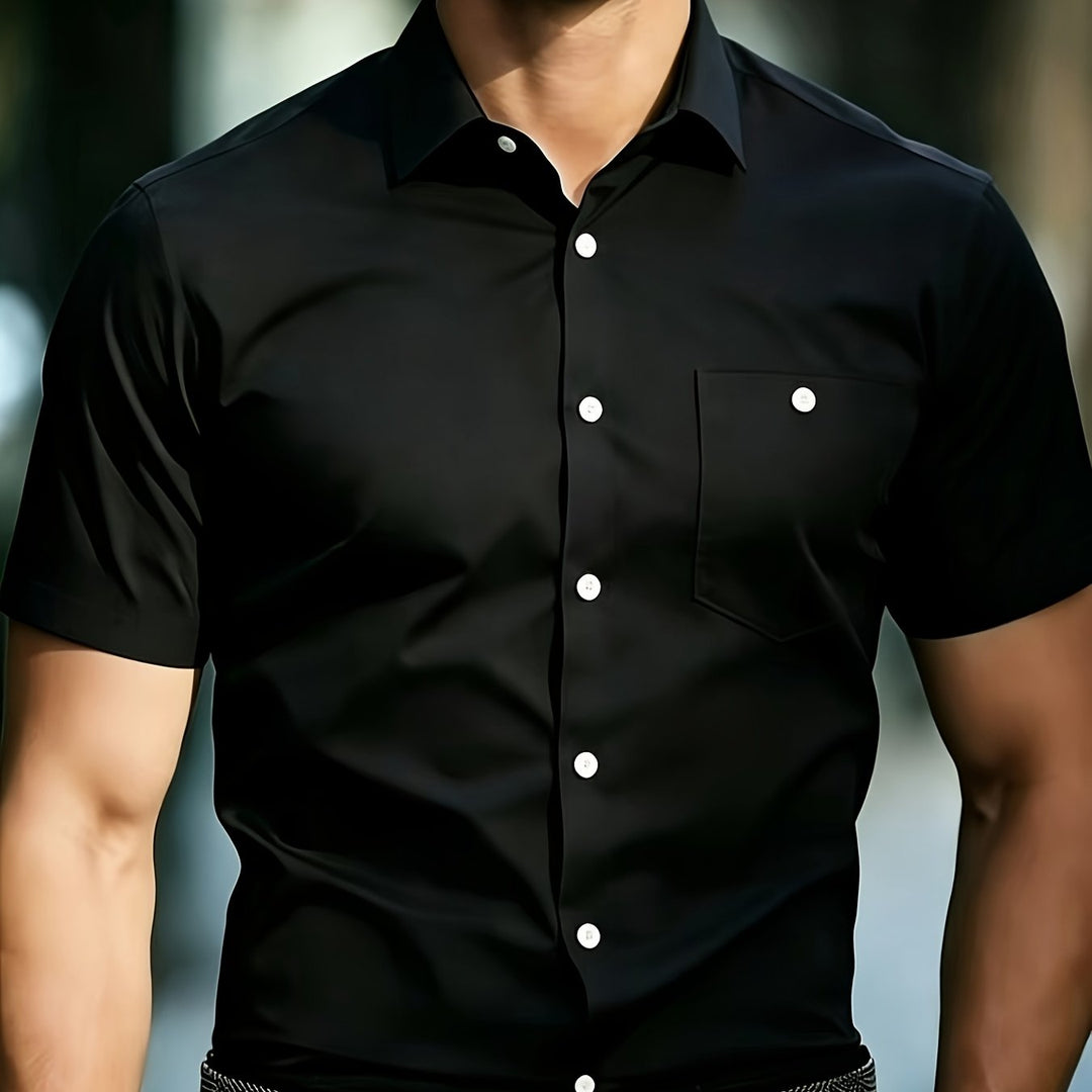 Matthew | Men's Business Casual Short Sleeve Shirt