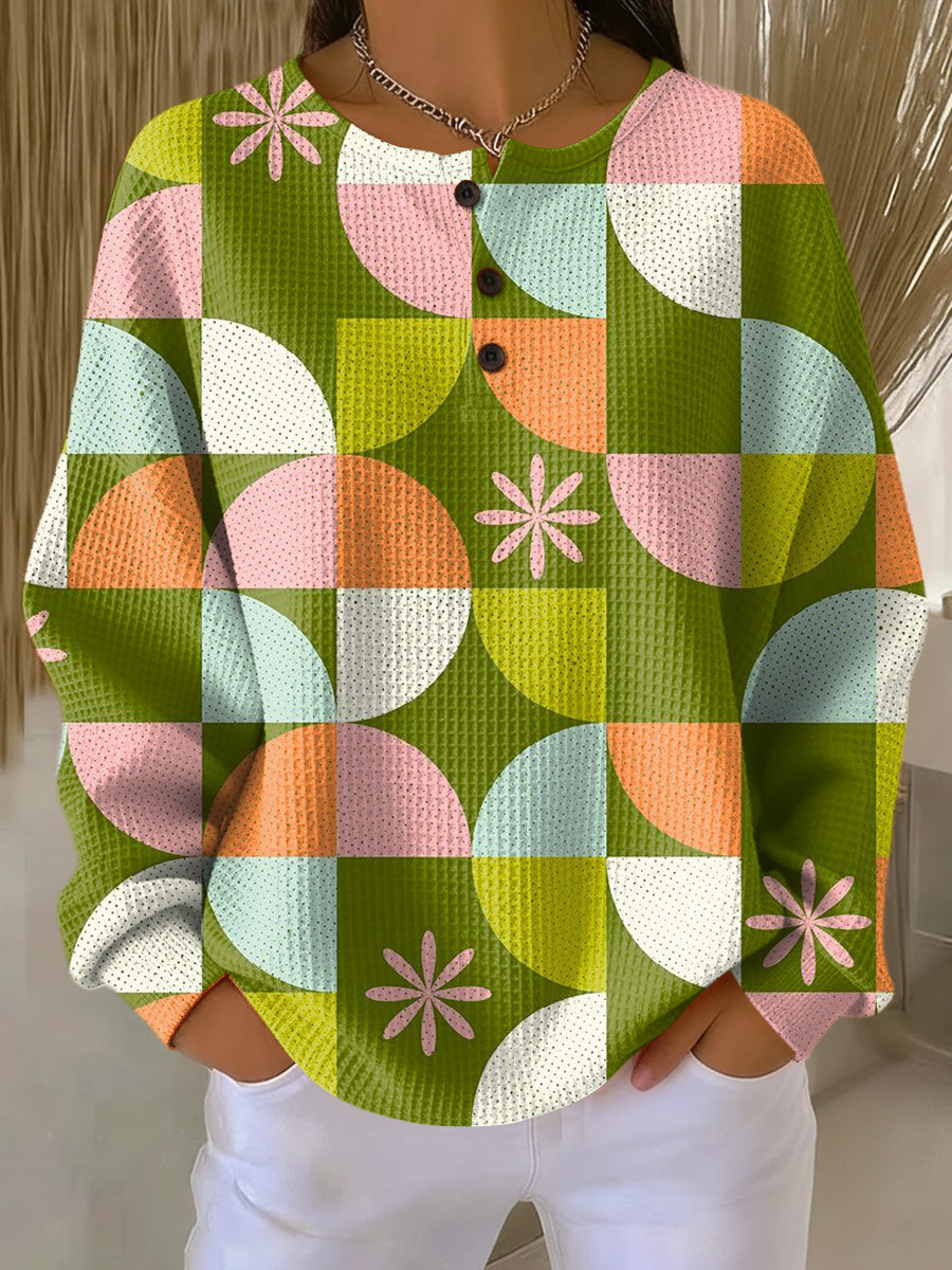 Selina | Colorful Geometric Sweater