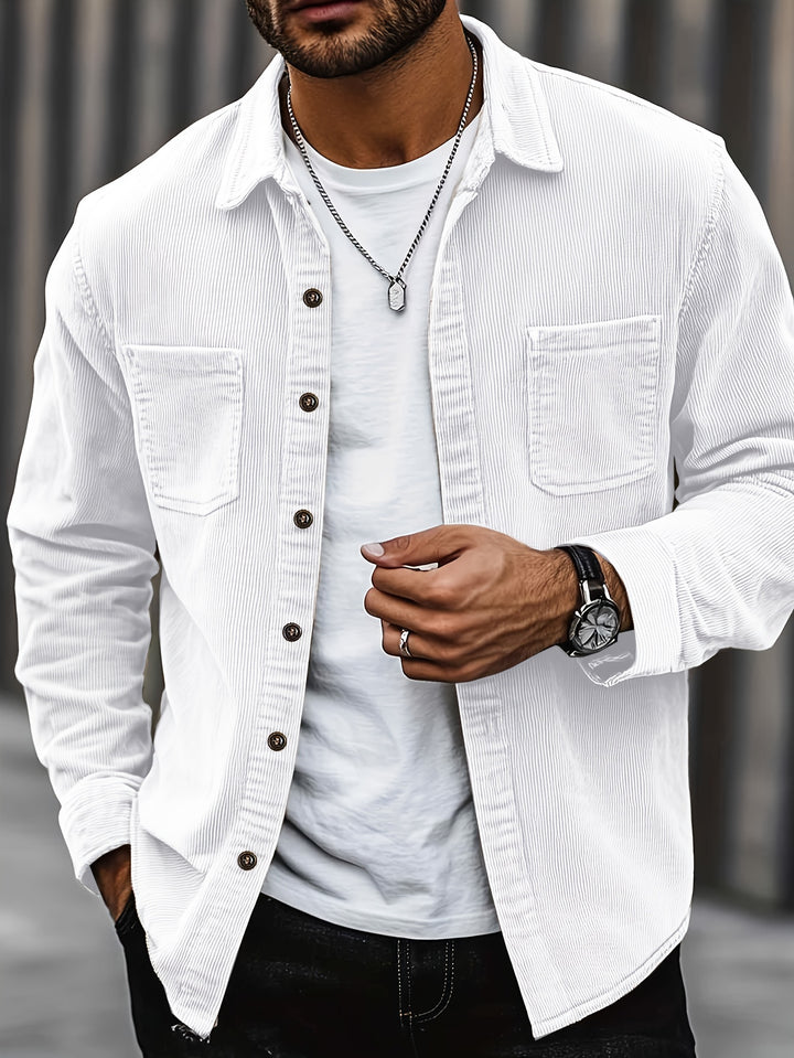 Bryce | Ribbed Textured Overshirt