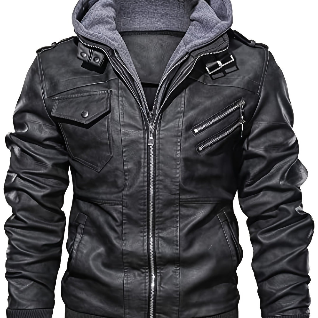 Declan | Hooded Rider Jacket
