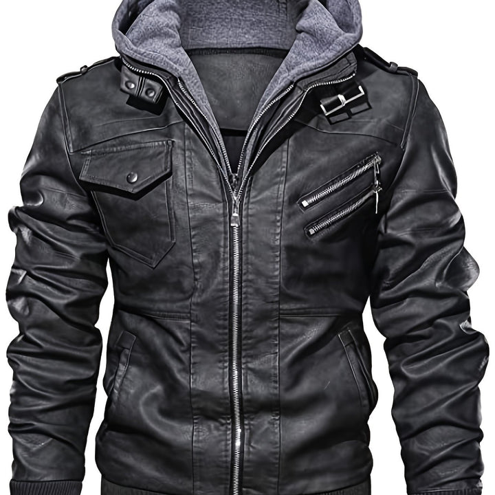 Declan | Hooded Rider Jacket