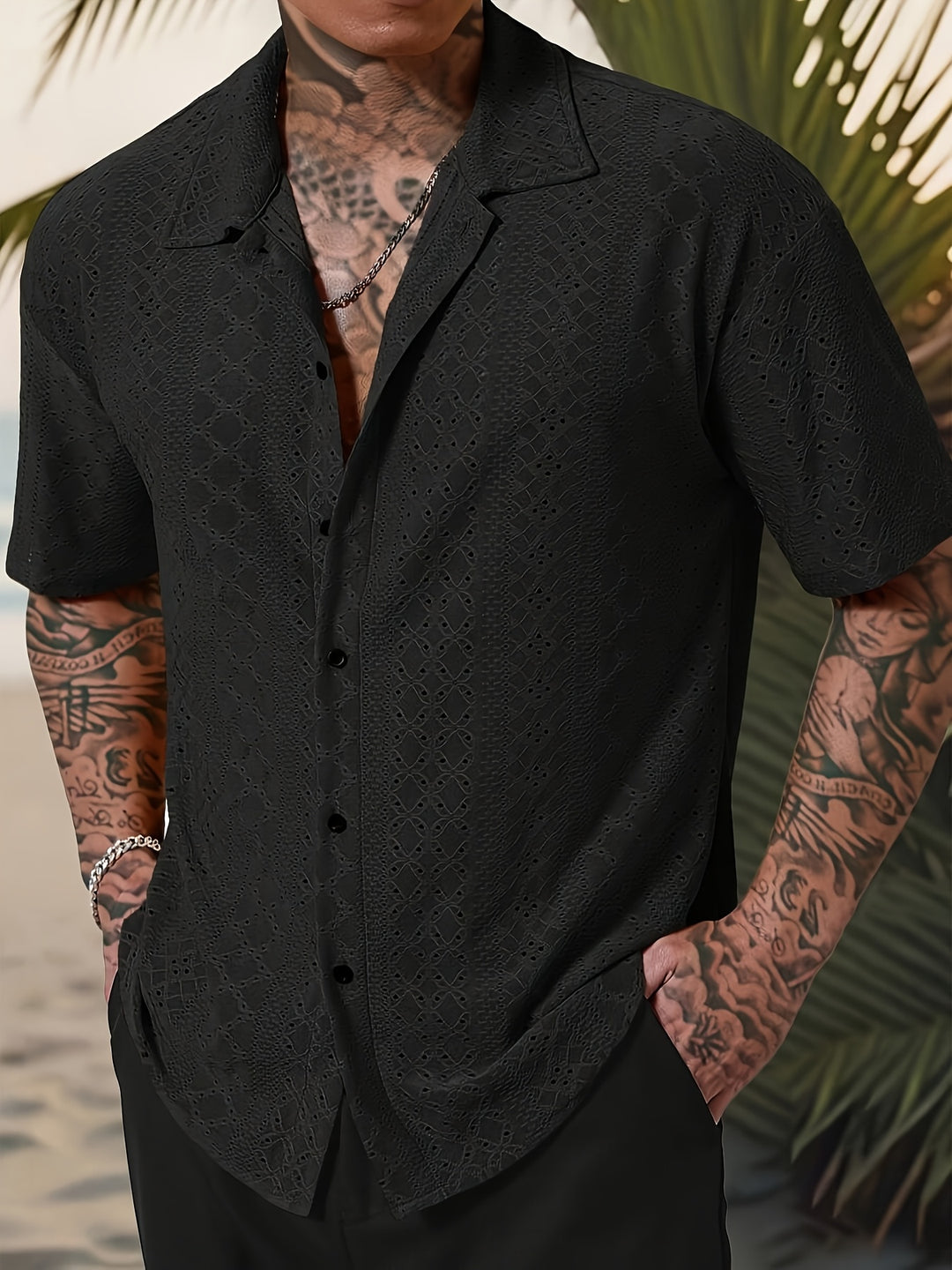Hayes | Men's Solid Color Button-Up Shirt
