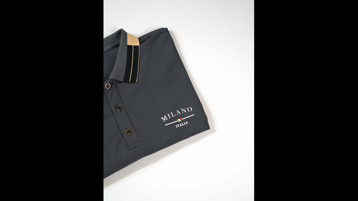 Alessio | Men's Contrast-Tipped Collar Polo