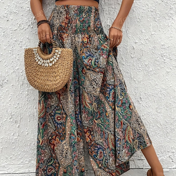Delphine | Bohemian Wide-Leg Pants