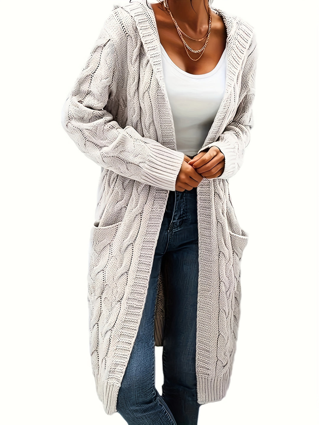 Nadine | Textured Longline Cardigan